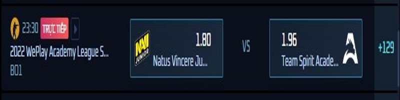 Trận đấu giữa Natus Vincere Junior vs Team Spirit Academy đang rất được mong chờ