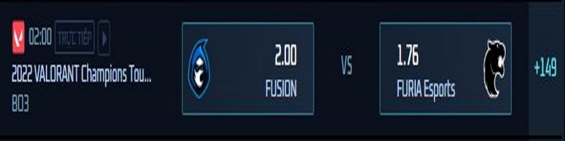 Cuộc đối đầu giữa Fusion vs Furia Esports sẽ là trận đấu hấp dẫn