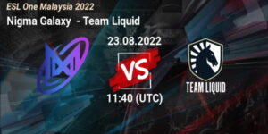 Cuộc đối đầu giữa Nigma Galaxy vs Team Liquid sẽ diễn ra vào 18h40 ngày 23/8/22