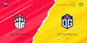 OG Academy vs BIG Academy sẽ đối đầu với nhau vào 23h30 ngày 8/8/22