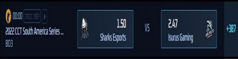 Trận đấu giữa Sharks Esports vs Isurus Gaming hứa hẹn sẽ cực kỳ căng thẳng