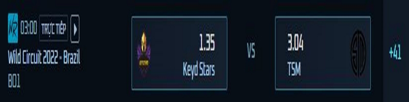 Trận đấu giữa Keyd Stars vs TSM là một cuộc đối đầu khá chênh lệch